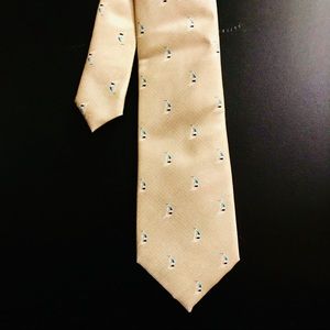 1901 Sailboat silk tie NWT